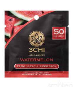 3CHI 50mg Delta 8 Gummies Mini Pack - Watermelon