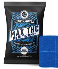 Blue Raspberry Max THC Gummy