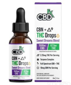 CBDfx CBD + THC Sweet Dreams Tincture