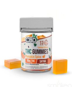 CBDfx Delta 9 THC + CBD Gummies - Pumpkin Spice