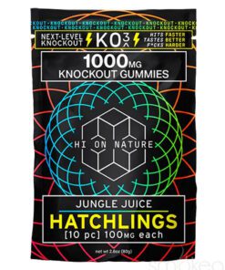 Hi On Nature 1000mg KO3 Knockout Hatchlings Gummies