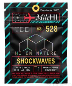 Hi On Nature 528mg Mile Hi Blend Shockwave Sour Belt
