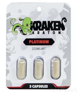 Kraken Kratom Platinum Capsules (3-Pack)