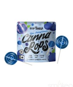 Top Shelf Hemp Canna Pops - Blue Pomegranate