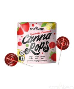 Top Shelf Hemp Canna Pops - Strawberry Lemonade