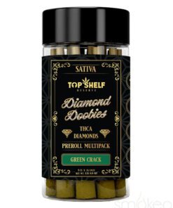 Top Shelf Hemp THCA Diamond Doobies Pre-Rolls - Green Crack