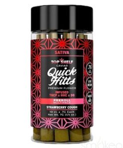 Top Shelf Hemp THCP Quick Hitts Caviar Pre-Rolls - Strawberry Cough